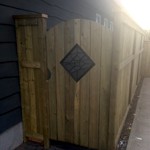 Wood Fence and Gate