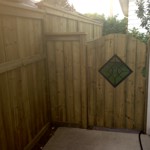 Wood Fence and Gate